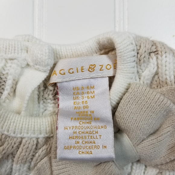 Maggie & Zoe Knit Striped Dress 3-6M - Picture 3 of 3